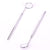 Stainless Steel Ear Wax Cleaning Tools Mirror Instruments Mouth For Checking Eyelash Extension Applying Eyelash ToolsTeeth Tooth