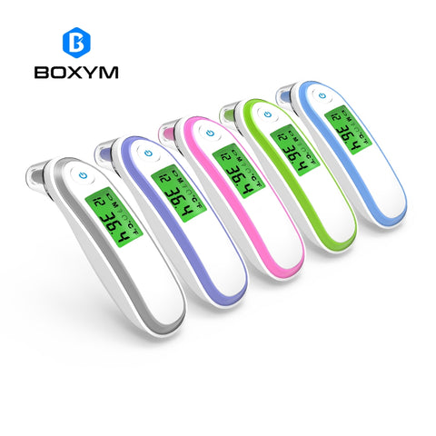 BOXYM Medical Household Infrared Fever Thermometer Digital Baby Adult  Non-contact Laser Body Temperature Ear Thermometer CE FDA