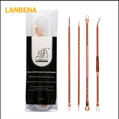8 PCS/Set Hot Sale Premium Blackhead Acne Comedone Pimple Blemish Extractor Remover Tool Blackhead Pimple Needles Skin Care Kit