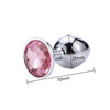 Runyu Toys for Adults Plug Anal Sex Metal Butt Plug With Jewelry Erotic Toy  Mini Vibrator Anal Plug Private Good for Men/Women