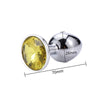 Runyu Toys for Adults Plug Anal Sex Metal Butt Plug With Jewelry Erotic Toy  Mini Vibrator Anal Plug Private Good for Men/Women